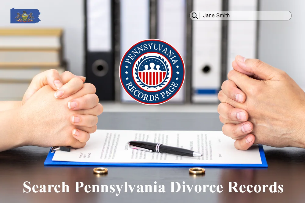 Free Pennsylvania PA Divorce Records Search
